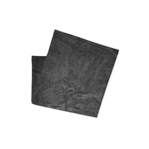 1923 - Black Leather Print Neck Gaiter