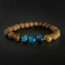 Load image into Gallery viewer, Captiva // Natural Wood Bead Bracelet
