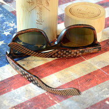 Load image into Gallery viewer, Glory Daze - Wood Sunglasses
